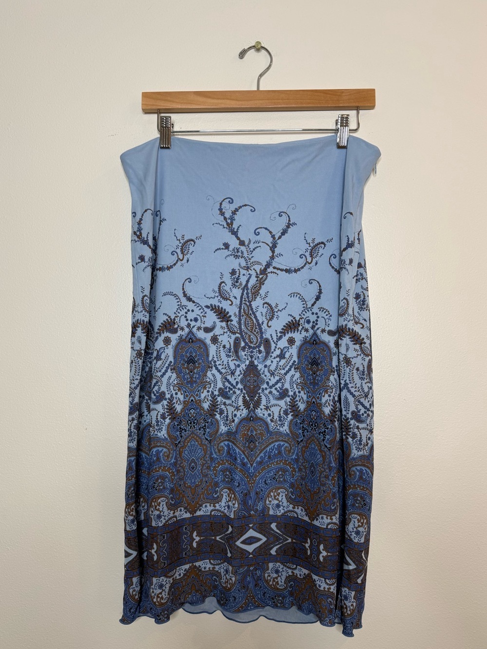 Vintage 90s Ann Taylor Slip Skirt Paisley Fairy ren faire Lorelei Gilmore Girls